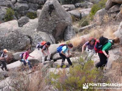 Ascendiendo por la Senda Maeso- rutas senderismo madrid; viajes de verano